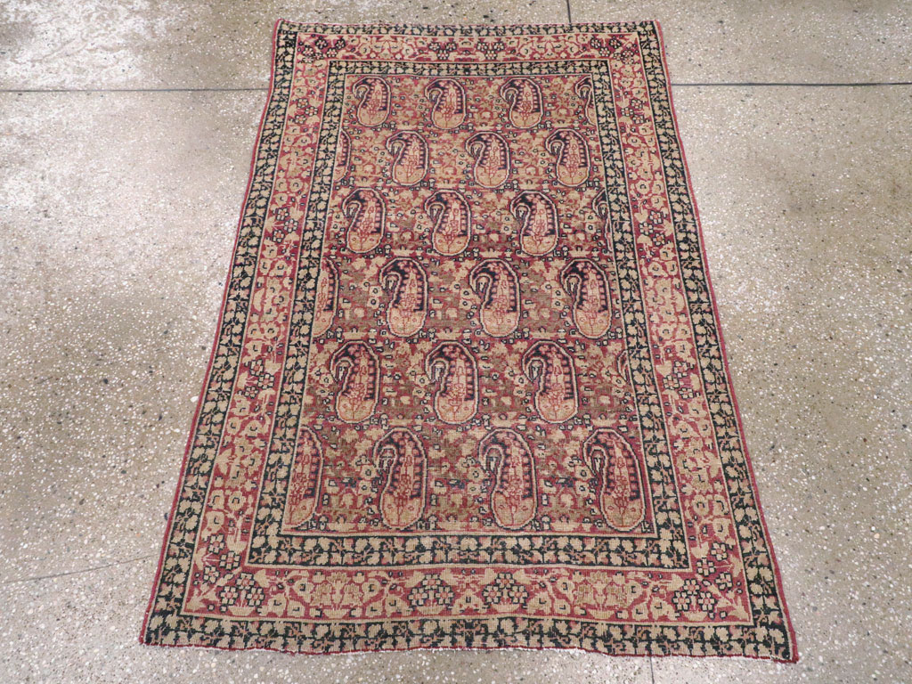 Antique Persian Lavar Kerman Rug, No.11253 - Gss