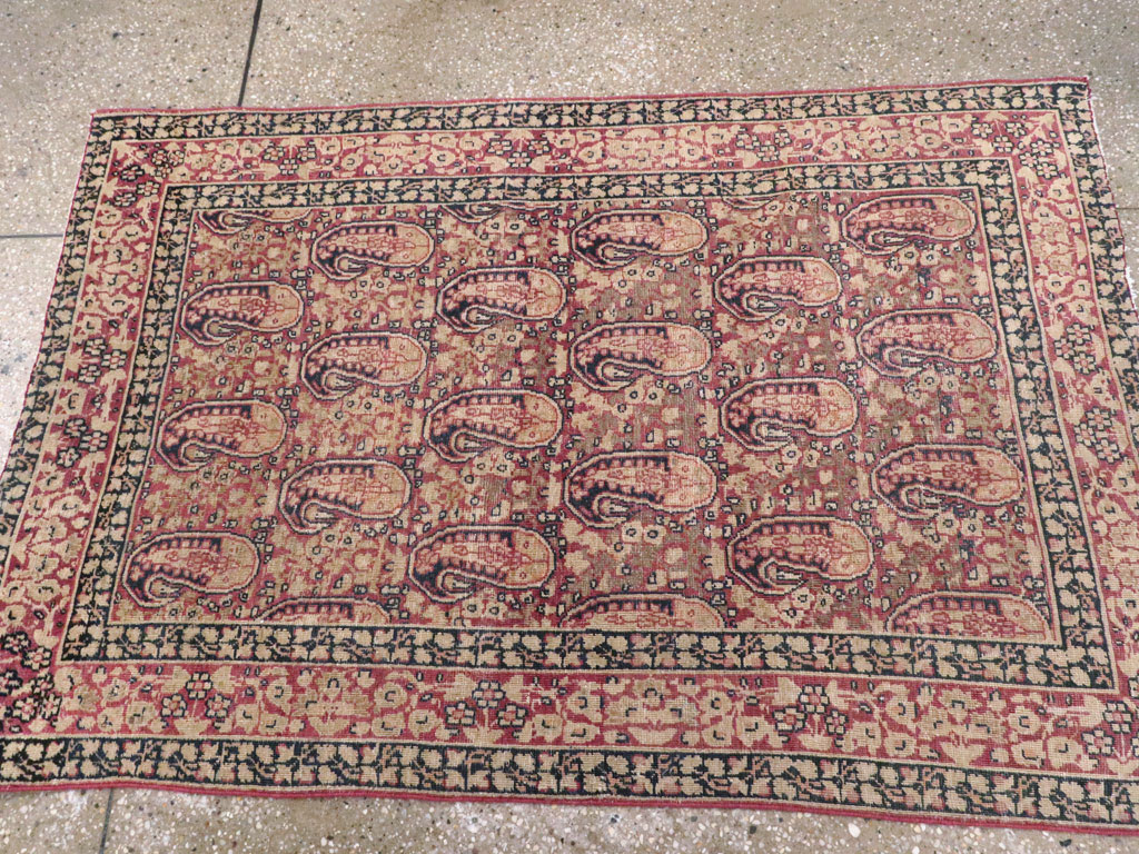 Antique Persian Lavar Kerman Rug, No.11253 - Gss