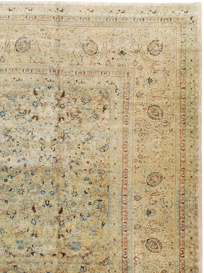 Antique Persian Mashad Oversize Carpet, No.11313 - Gss