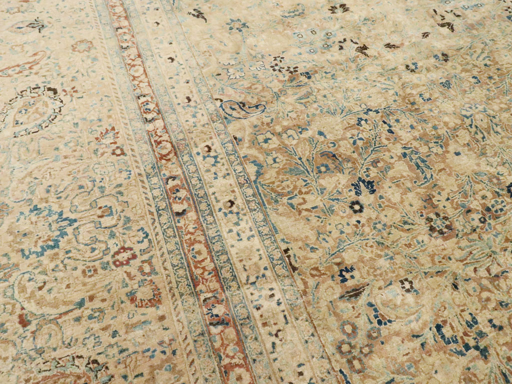 Antique Persian Mashad Oversize Carpet, No.11313 - Gss