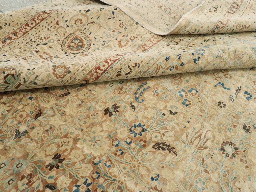 Antique Persian Mashad Oversize Carpet, No.11313 - Gss