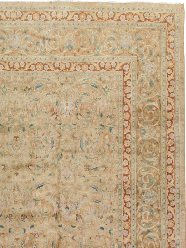 Antique Persian Dorokhsh Carpet, No.11339 - Gss