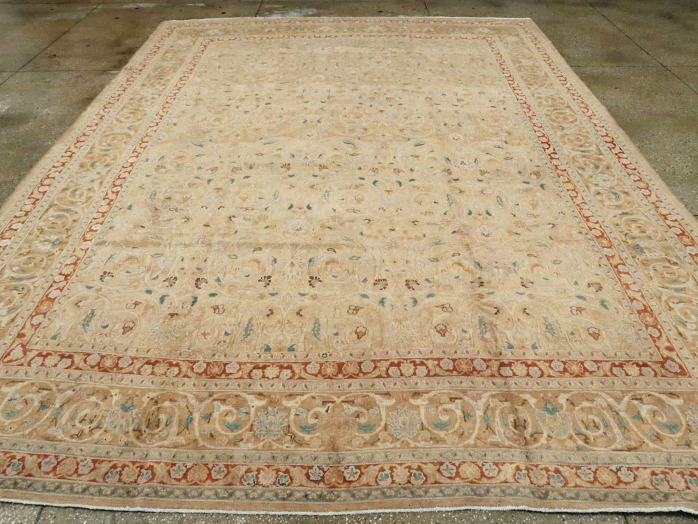 Antique Persian Dorokhsh Carpet, No.11339 - Gss