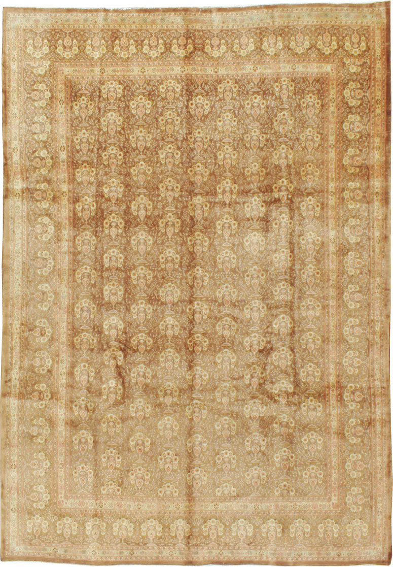 Vintage Persian Mashad Carpet, No.11350 - Gss