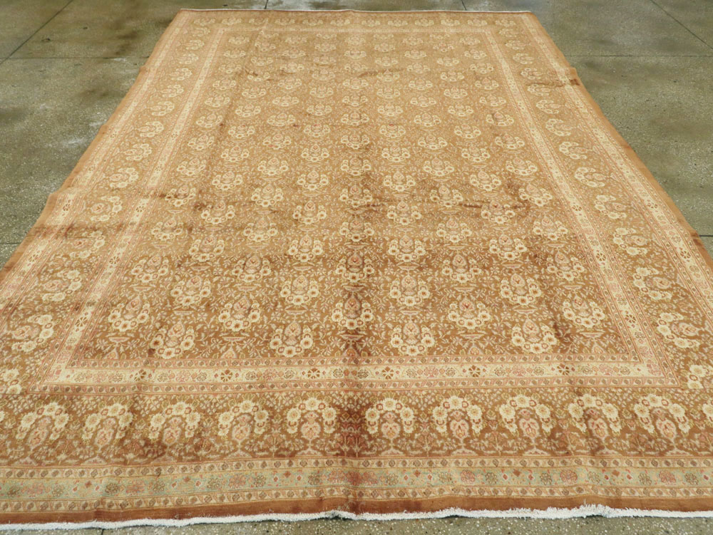 Vintage Persian Mashad Carpet, No.11350 - Gss