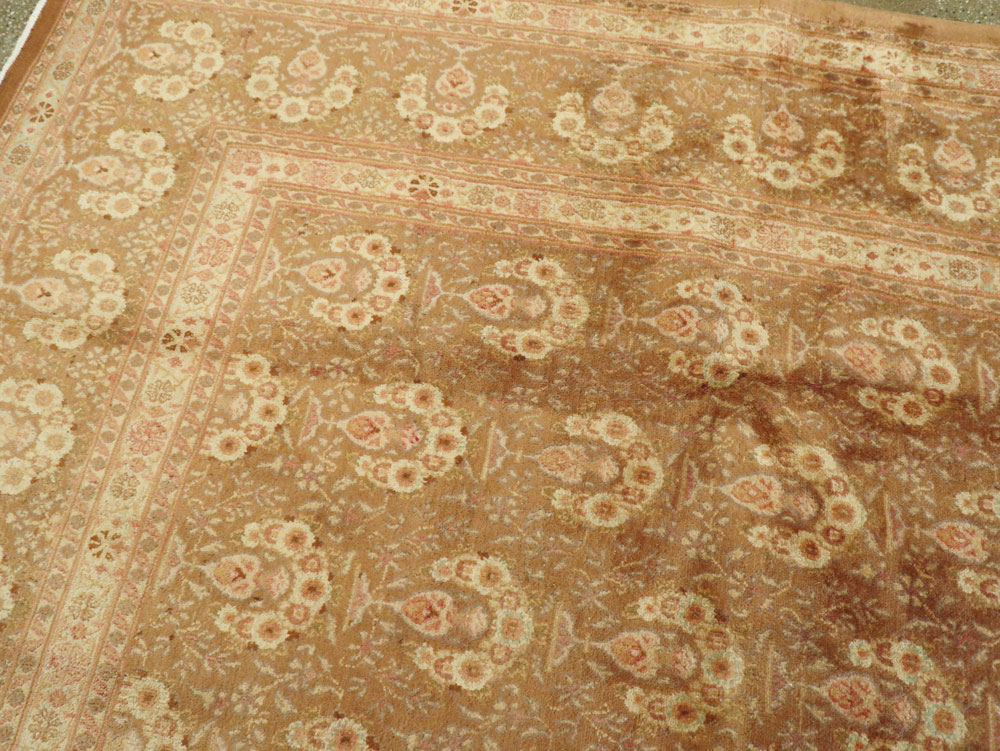 Vintage Persian Mashad Carpet, No.11350 - Gss