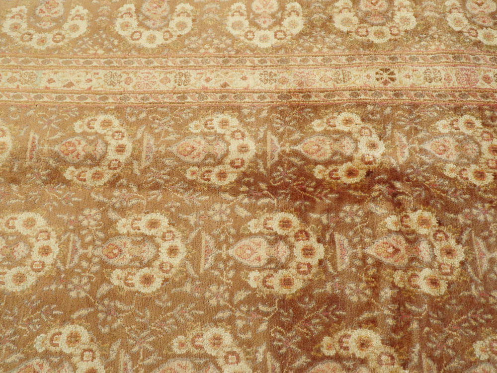 Vintage Persian Mashad Carpet, No.11350 - Gss