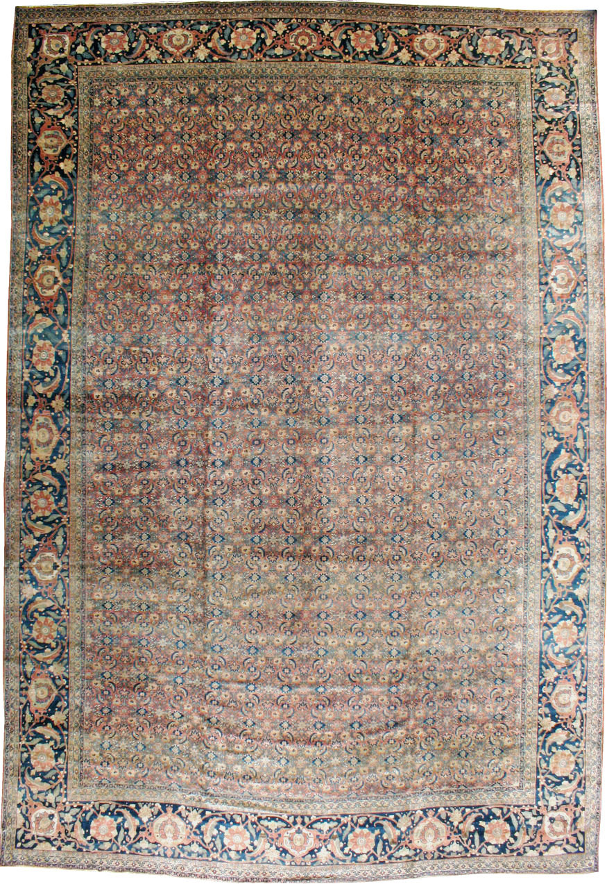 Antique Persian Tabriz Carpet, No.11379 - Gss