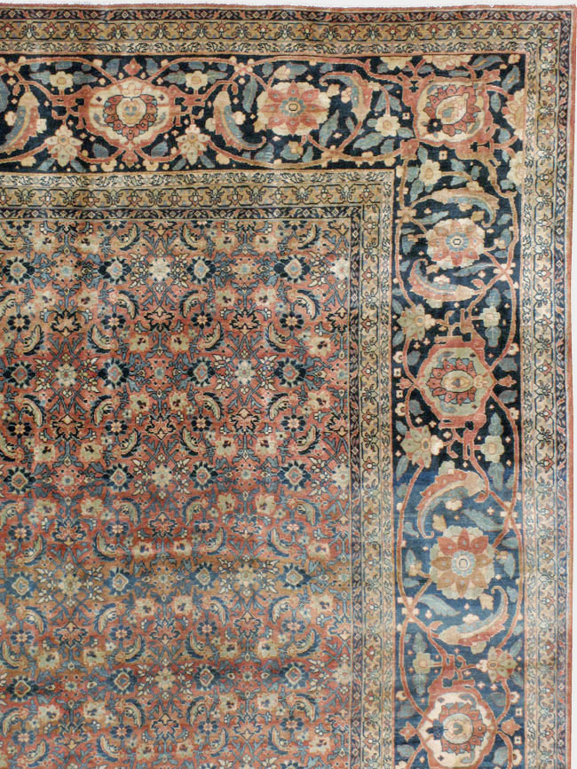 Antique Persian Tabriz Carpet, No.11379 - Gss