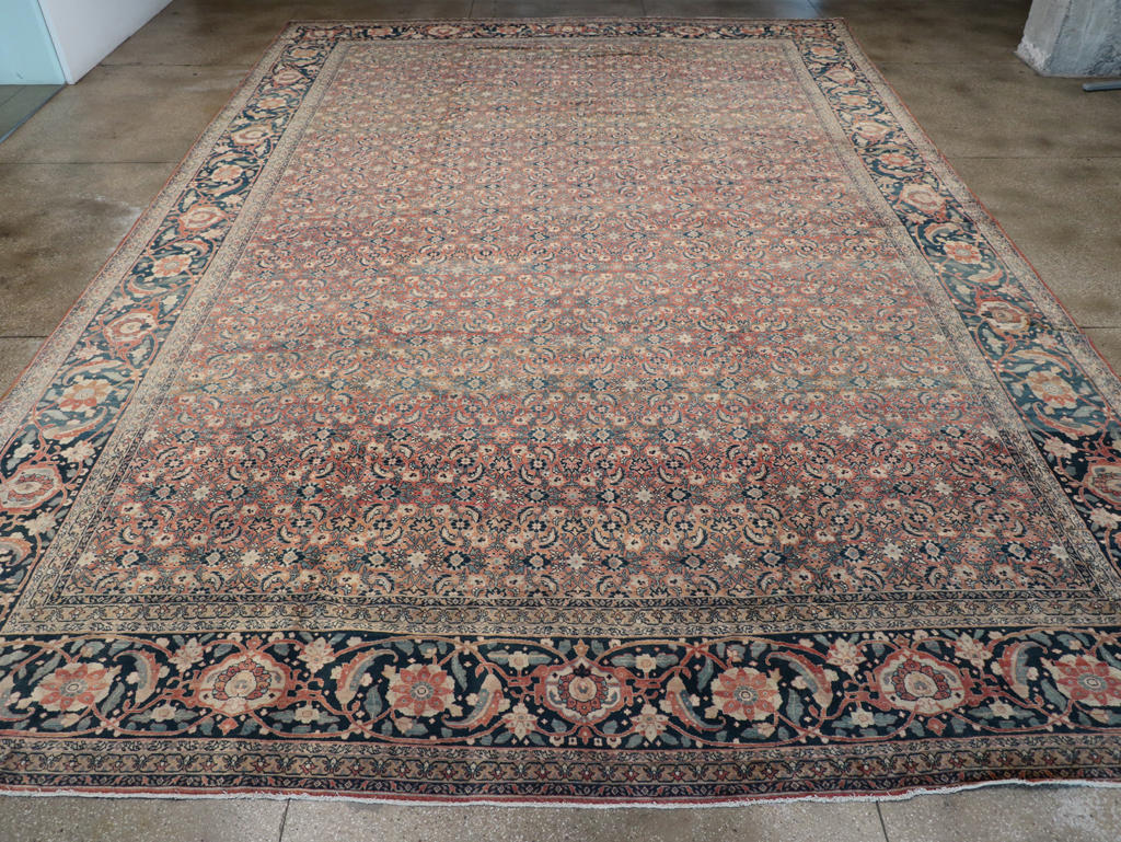Antique Persian Tabriz Carpet, No.11379 - Gss