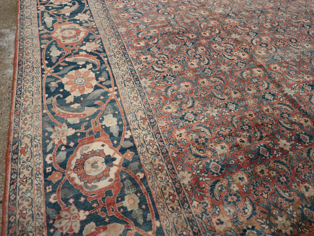 Antique Persian Tabriz Carpet, No.11379 - Gss