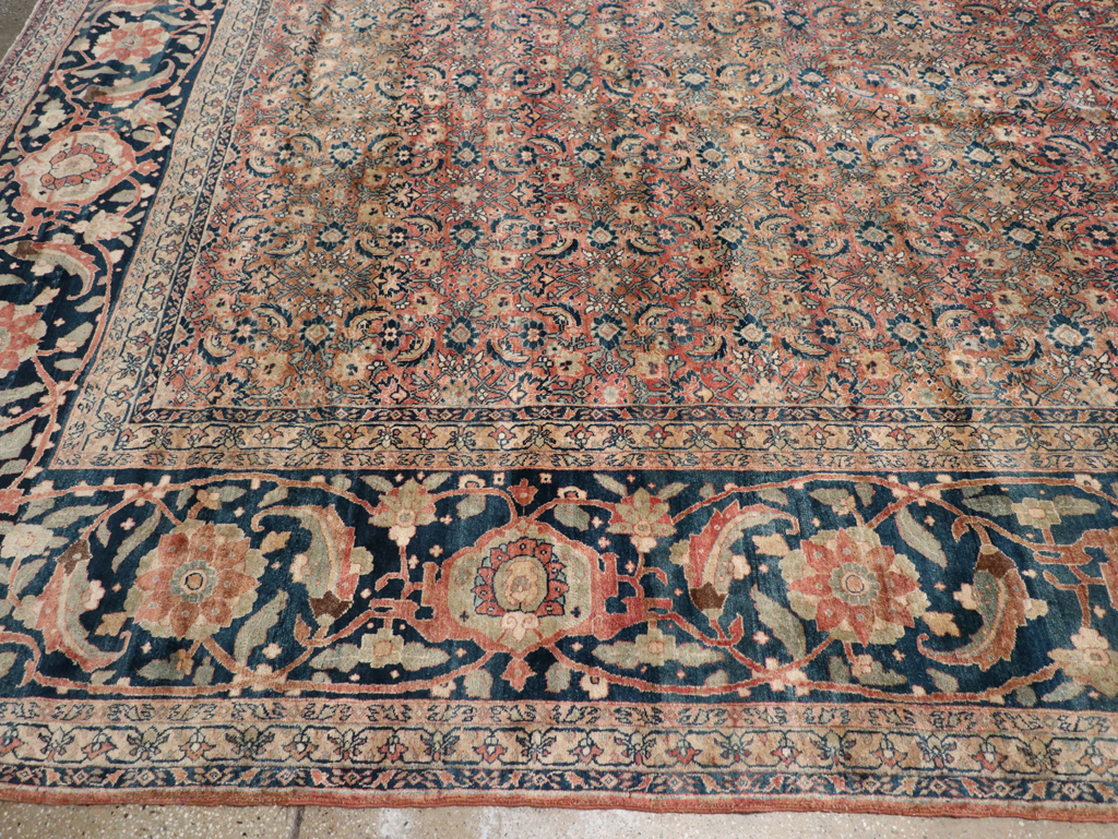 Antique Persian Tabriz Carpet, No.11379 - Gss