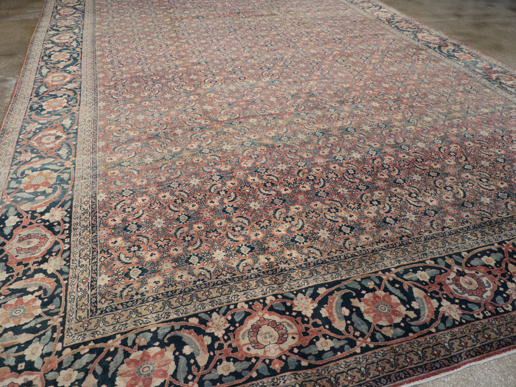 Antique Persian Tabriz Carpet, No.11379 - Gss