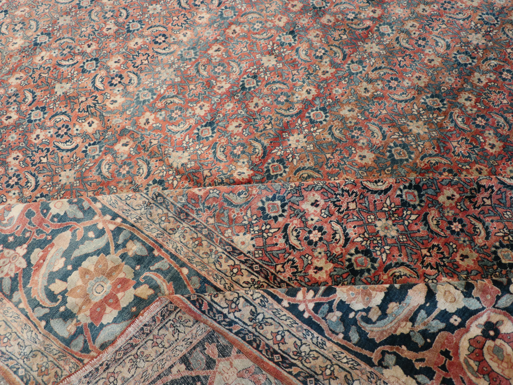 Antique Persian Tabriz Carpet, No.11379 - Gss