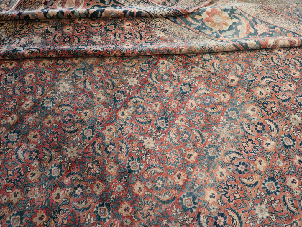 Antique Persian Tabriz Carpet, No.11379 - Gss