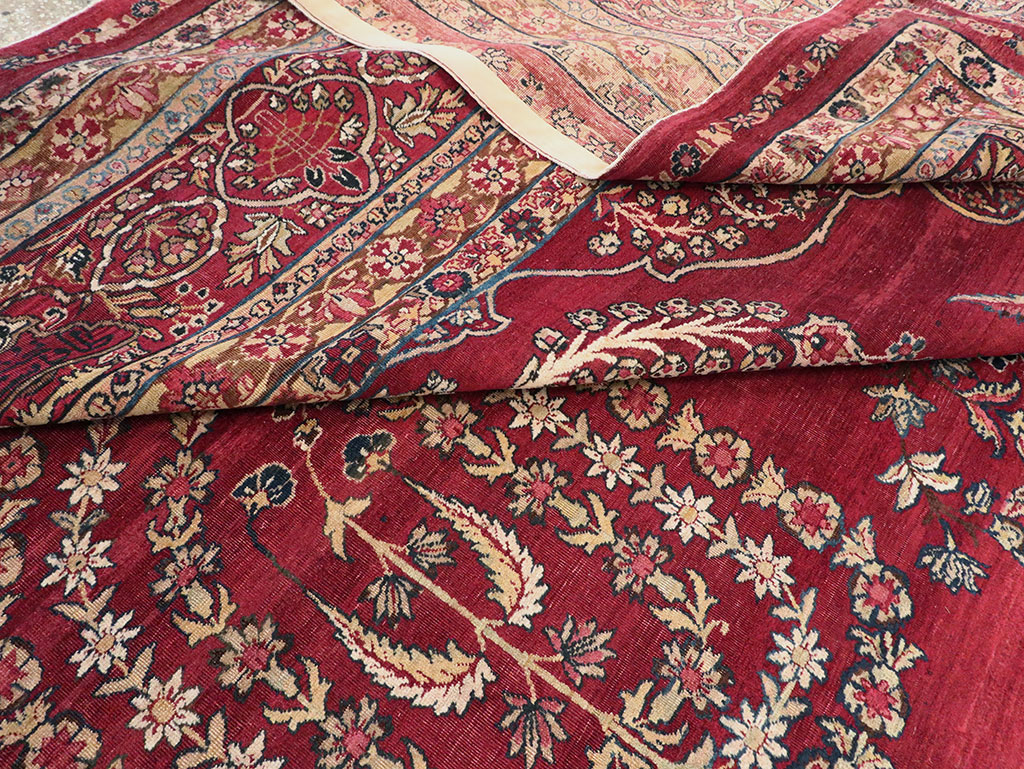 Antique Persian Lavar Kerman Carpet, No.11385 - Gss