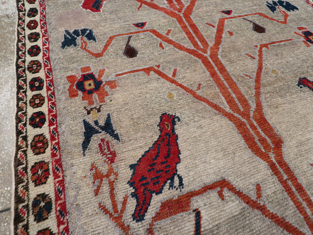 Vintage Gabbeh Pictorial Rug, No.11396 - Gss
