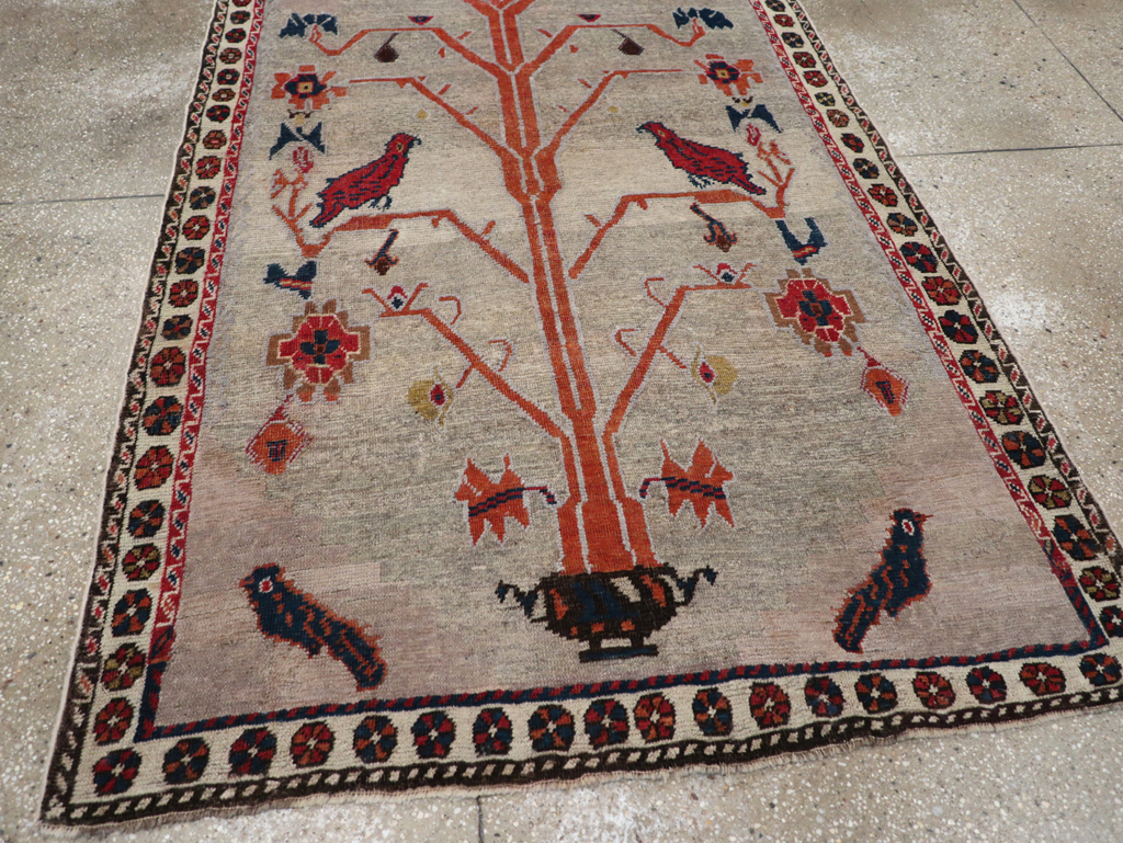 Vintage Gabbeh Pictorial Rug, No.11396 - Gss