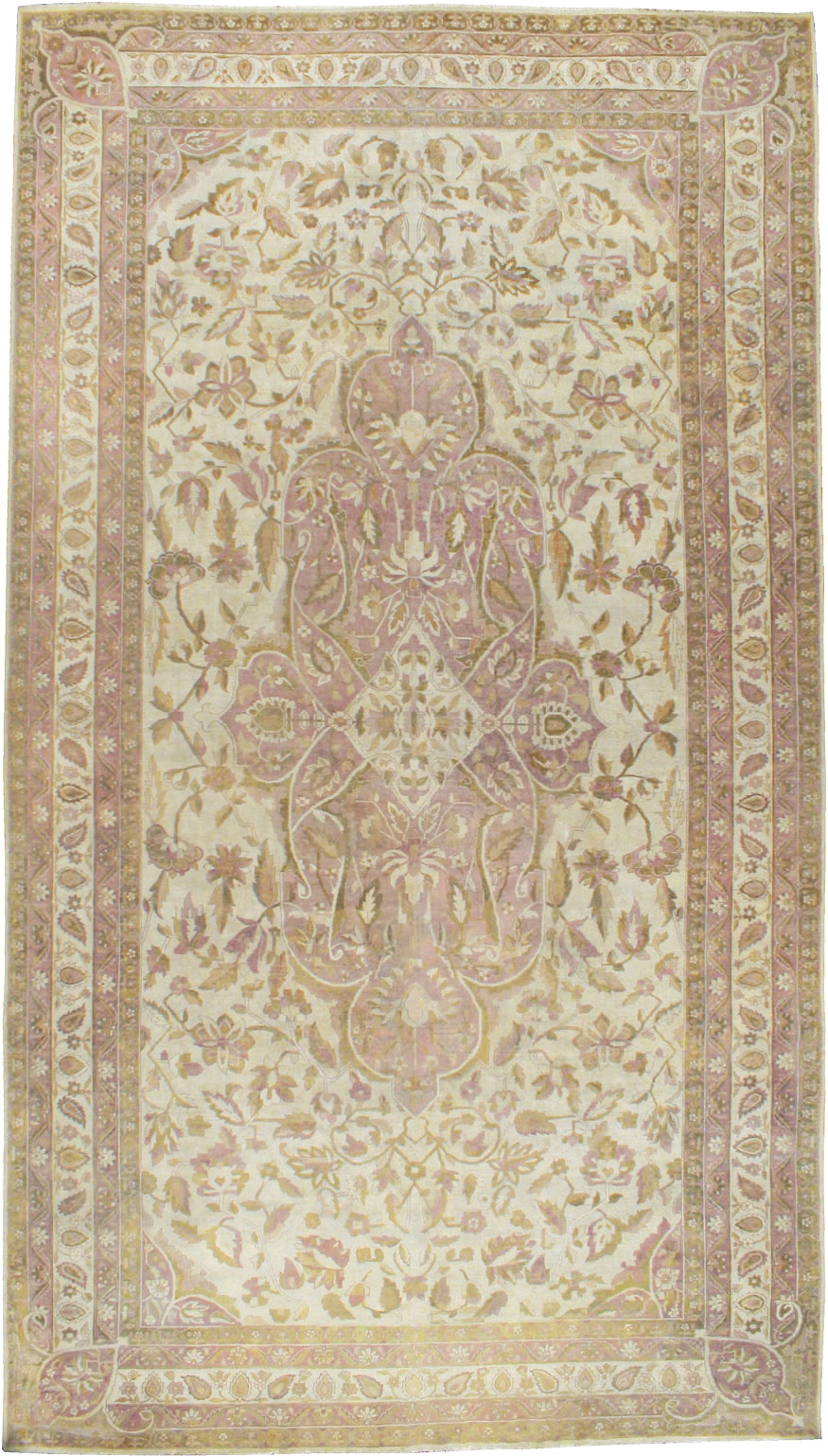 Antique Indian Amritsar Carpet, No.11443 - Gss