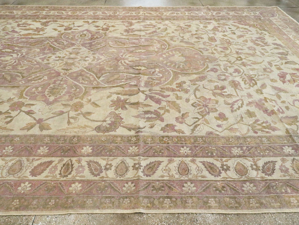 Antique Indian Amritsar Carpet, No.11443 - Gss