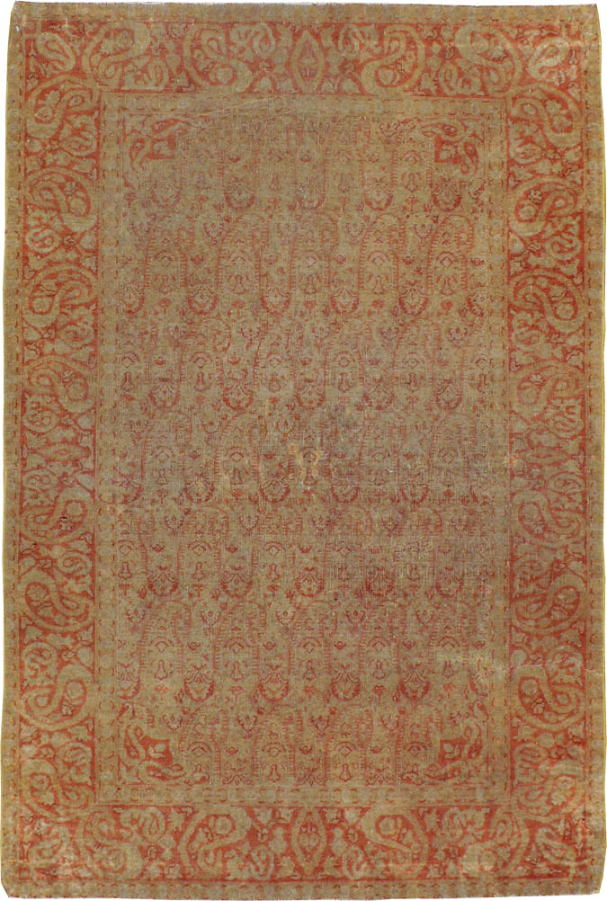 Antique Indian Amritsar Carpet, No.11447 - Gss