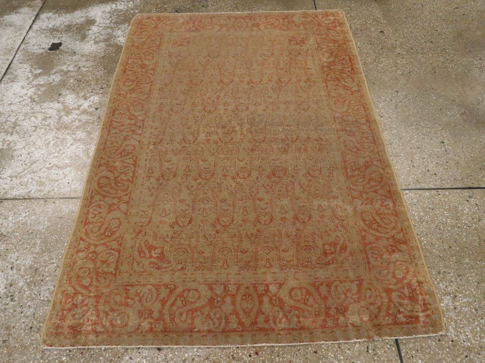 Antique Indian Amritsar Carpet, No.11447 - Gss
