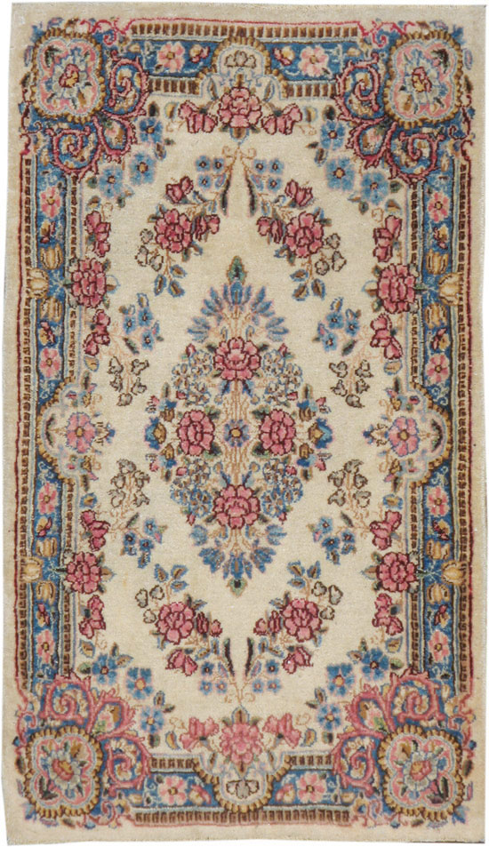 Vintage Persian Kerman Carpet, No.11449 - Gss