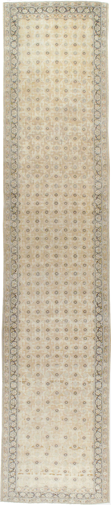 Vintage Persian Kashan Runner, No.11458 - Gss
