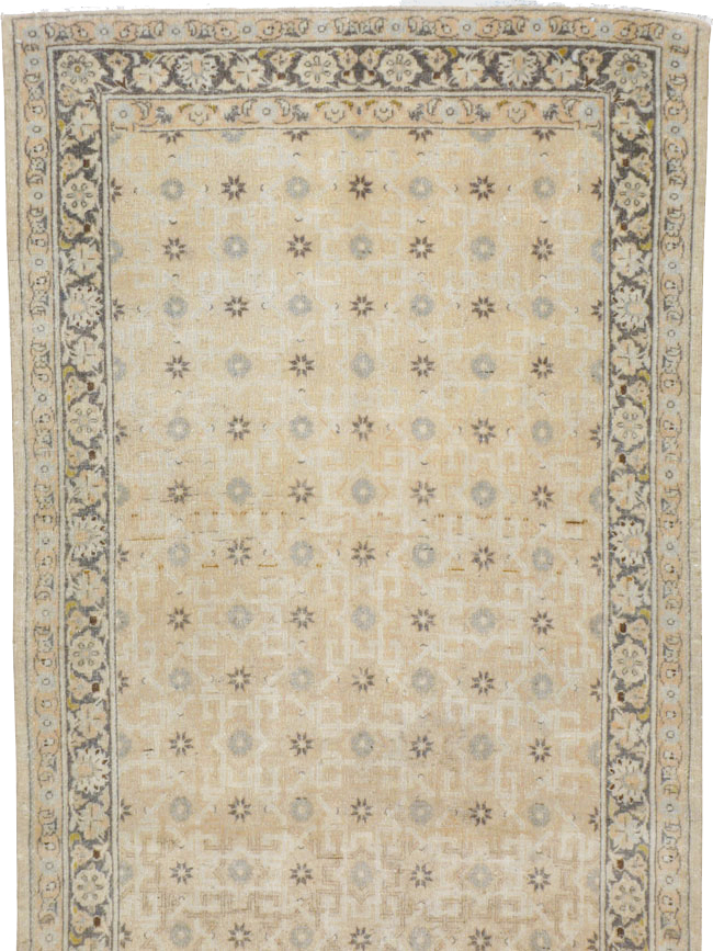 Vintage Persian Kashan Runner, No.11458 - Gss