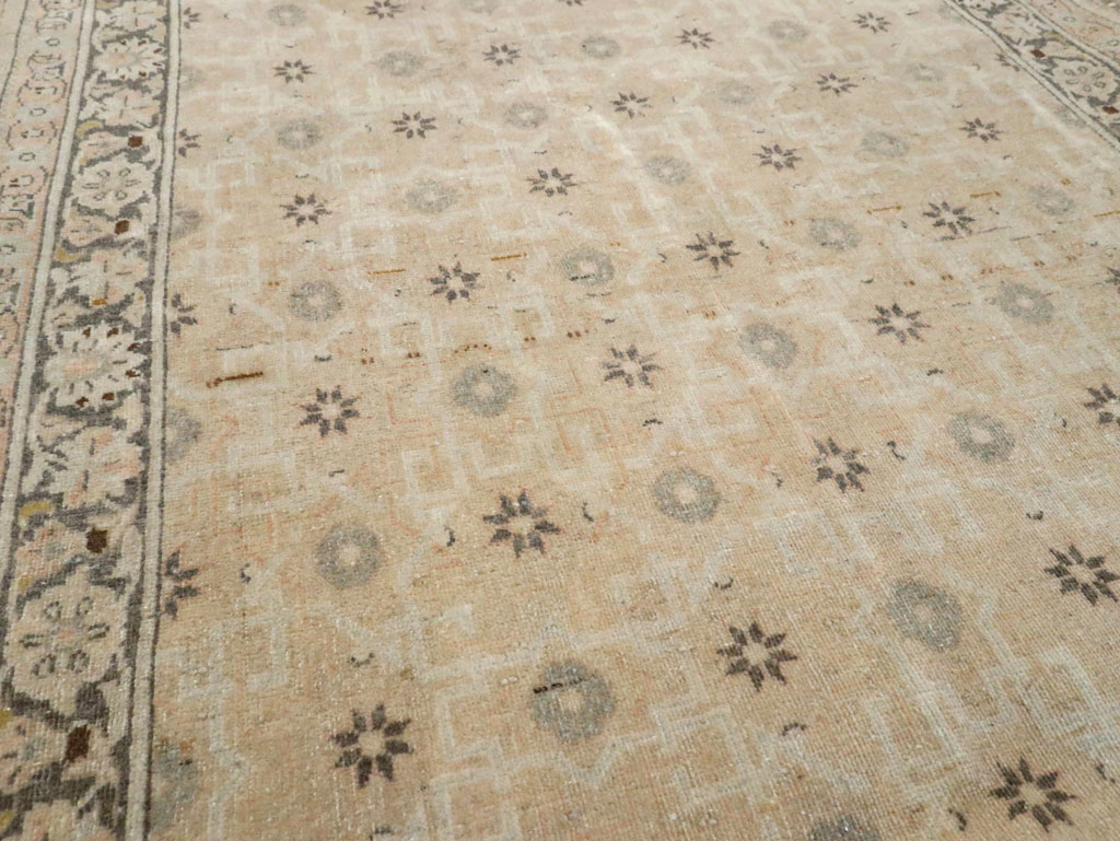 Vintage Persian Kashan Runner, No.11458 - Gss