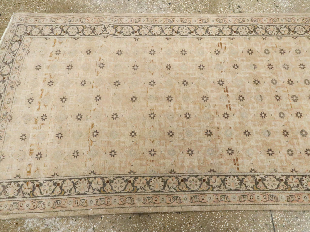 Vintage Persian Kashan Runner, No.11458 - Gss