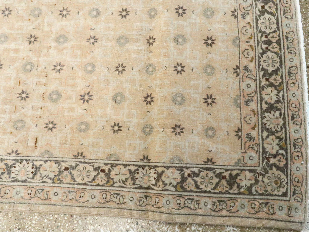 Vintage Persian Kashan Runner, No.11458 - Gss