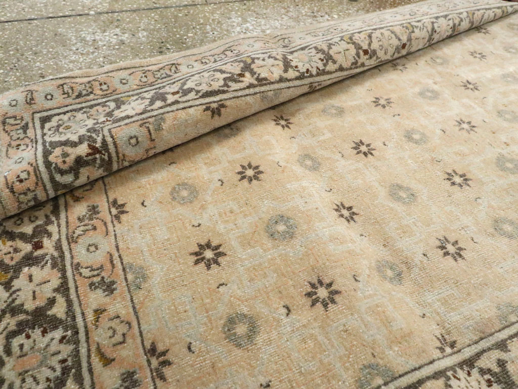 Vintage Persian Kashan Runner, No.11458 - Gss