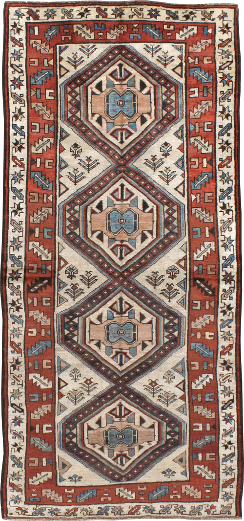 Antique Persian Serab Gallery Rug, No.11459 - Gss