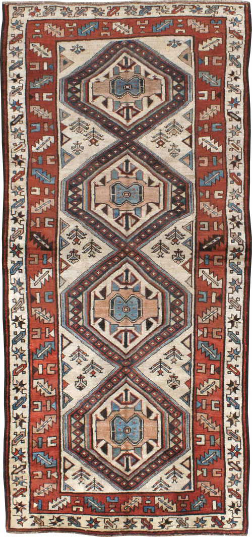 Antique Persian Serab Gallery Rug, No.11459 - Gss