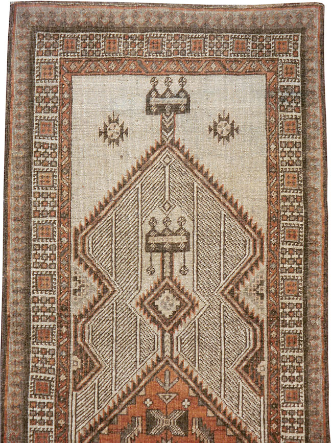 Antique Persian Serab Runner, No.11461 - Gss