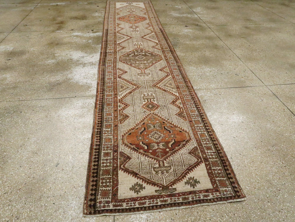 Antique Persian Serab Runner, No.11461 - Gss