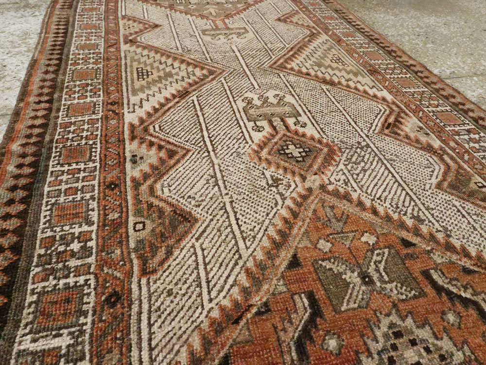 Antique Persian Serab Runner, No.11461 - Gss