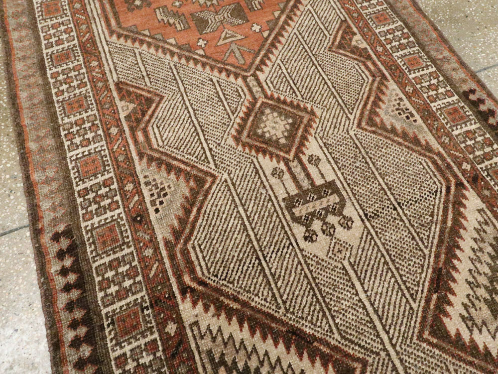 Antique Persian Serab Runner, No.11461 - Gss