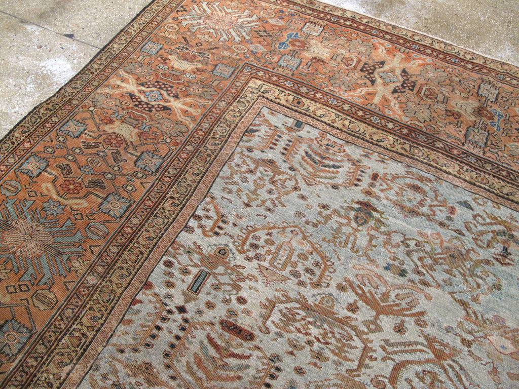 Antique Persian Sultanabad Carpet, No.11471 - Gss