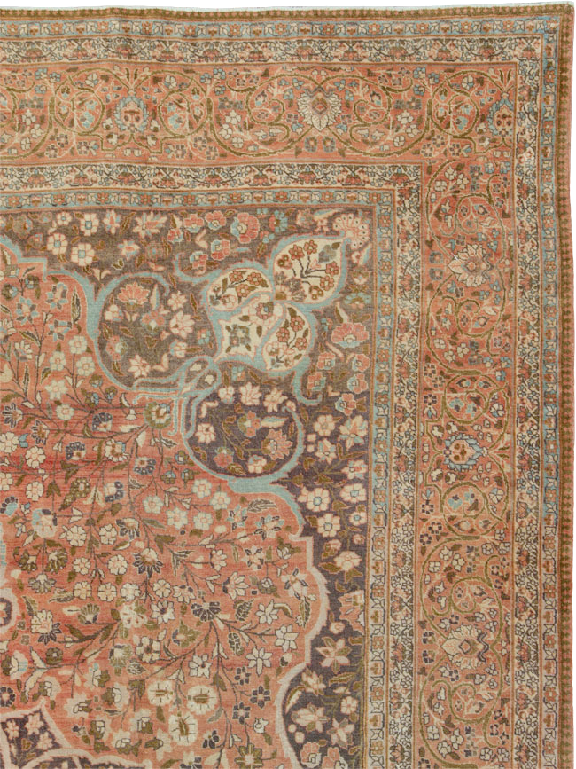 Antique Persian Tabriz Carpet, No.11500 - Gss