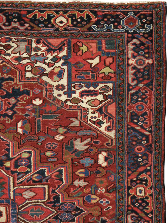 Vintage Persian Heriz Carpet, No.11529 - Gss