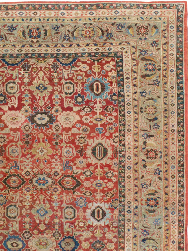 Antique Persian Mahal Carpet, No.11541 - Gss