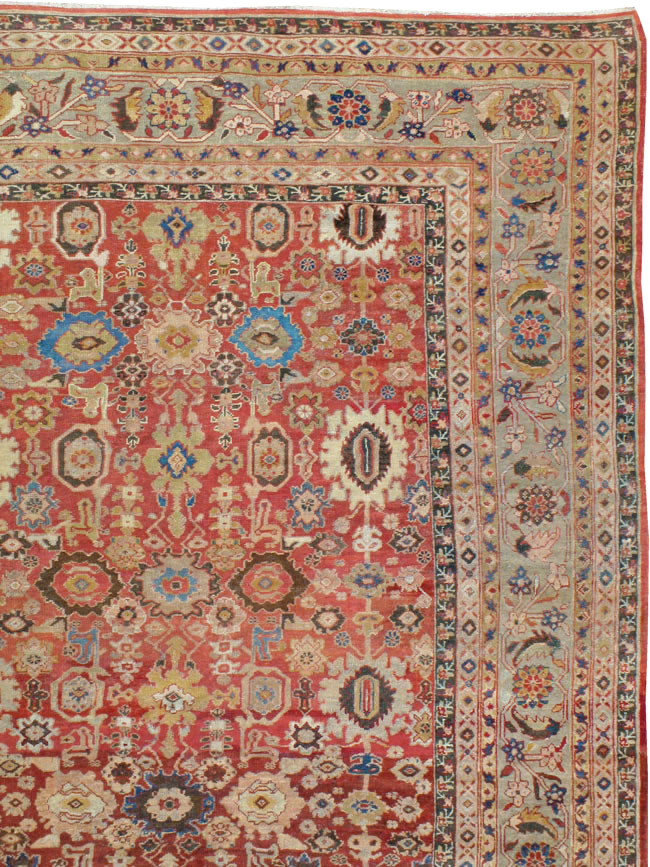 Antique Persian Mahal Carpet, No.11541 - Gss