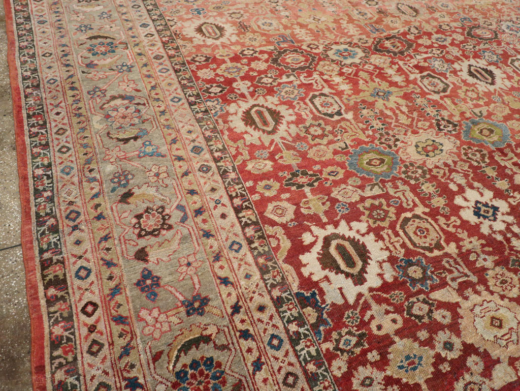 Antique Persian Mahal Carpet, No.11541 - Gss