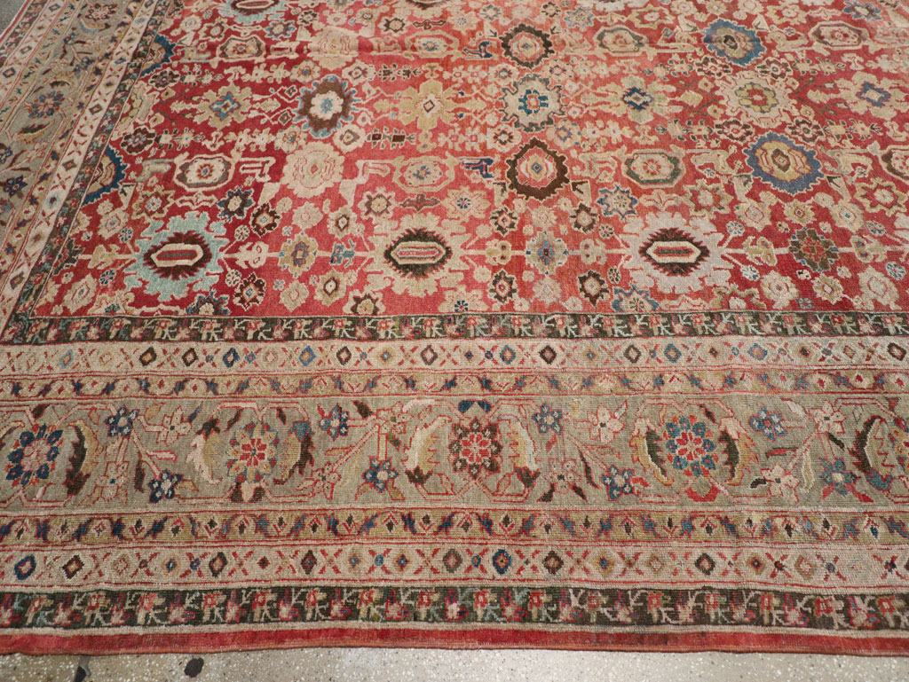 Antique Persian Mahal Carpet, No.11541 - Gss
