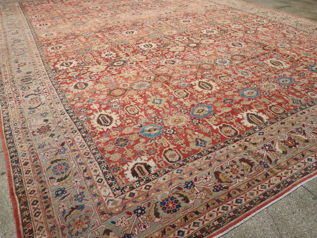 Antique Persian Mahal Carpet, No.11541 - Gss
