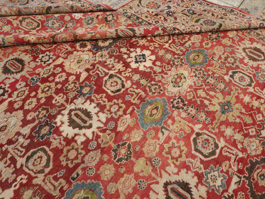 Antique Persian Mahal Carpet, No.11541 - Gss