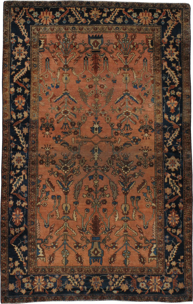 Antique Persian Sarouk Rug, No.11544 - Gss