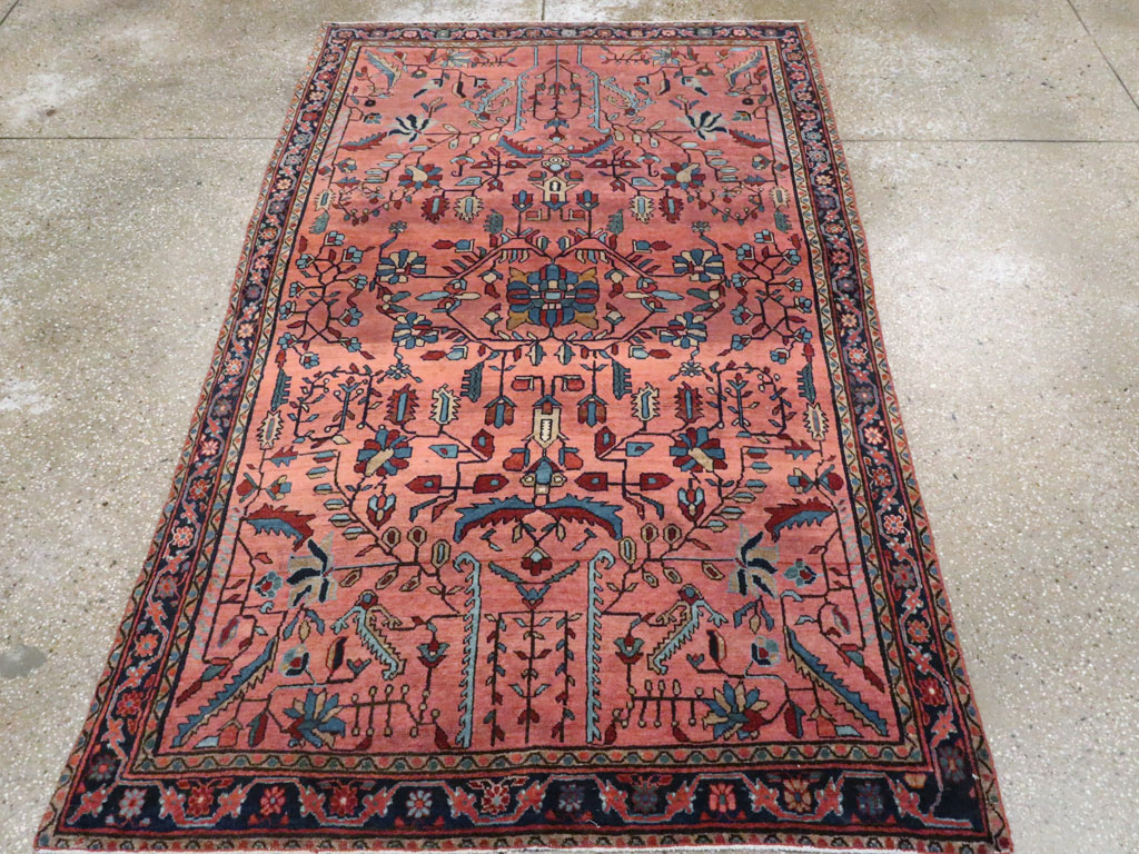 Antique Persian Sarouk Mohajeran Rug, No.11546 - Gss